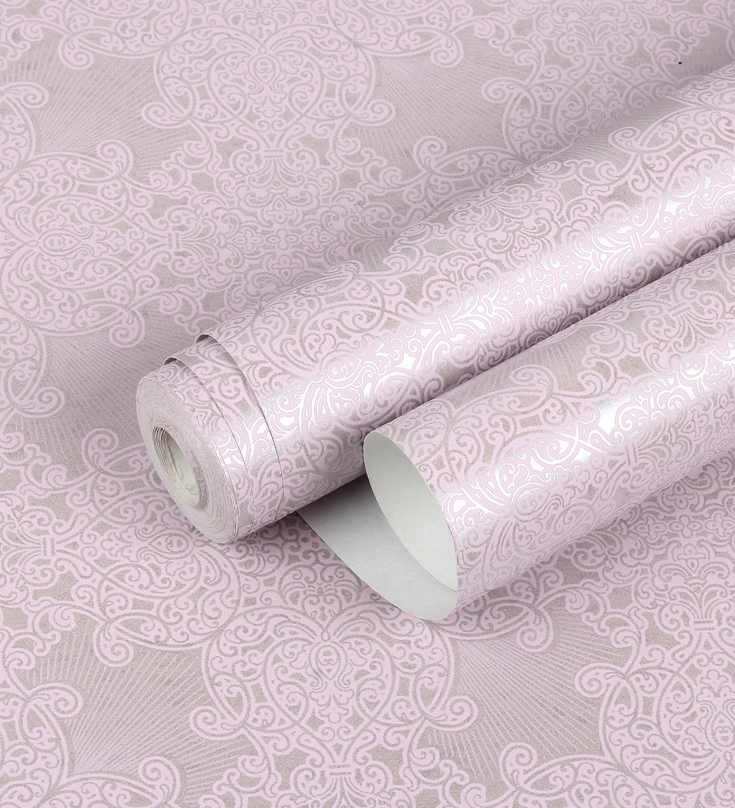 Whisper Pinkish Baroque Design  Wallpaper 352055