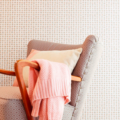 Raval Beige Classic Dotted Circle Design Wallpaper 341544