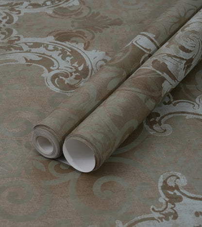 American Archive Gold Modern Abstract Moire Wallpaper 331722