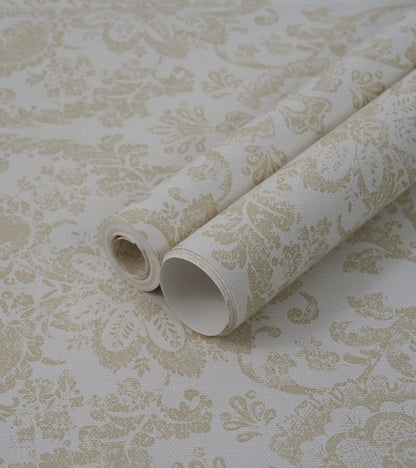 American Classic Beige Baroque Wallpaper 330802