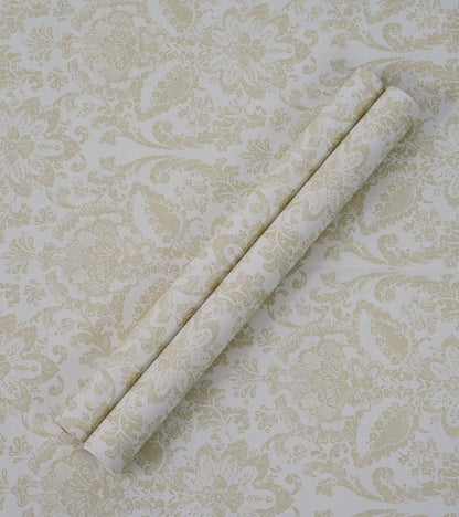 American Classic Beige Baroque Wallpaper 330802