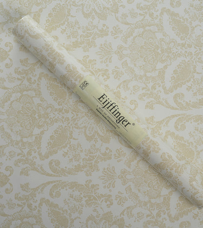 American Classic Beige Baroque Wallpaper 330802