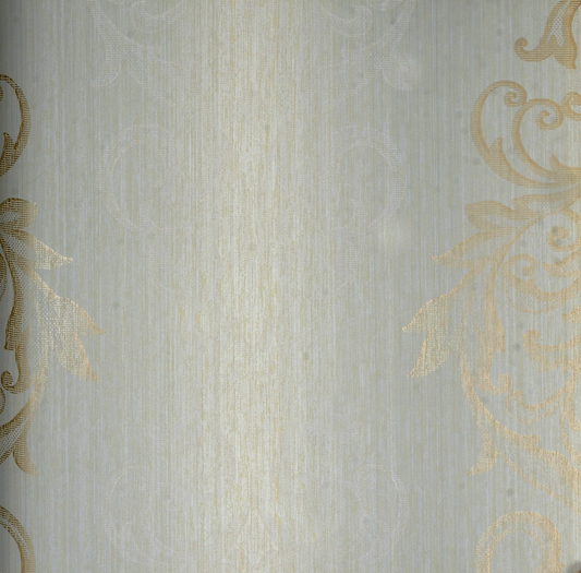 American Archive Rose Gold Modern Damask Wallpaper 331796