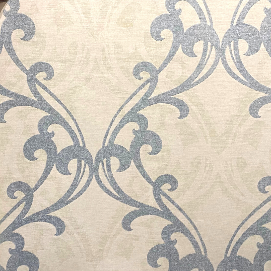 Lyndhurst Grey Baroque Design Wallpaper 331959