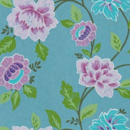 Flamenco Faded Pink Flower & Leaf Design Wallpaper 320704
