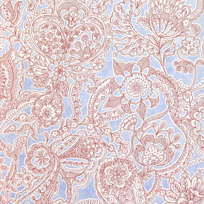 Raval  Turquoise Sketched Floral Design Wallpaper 341526
