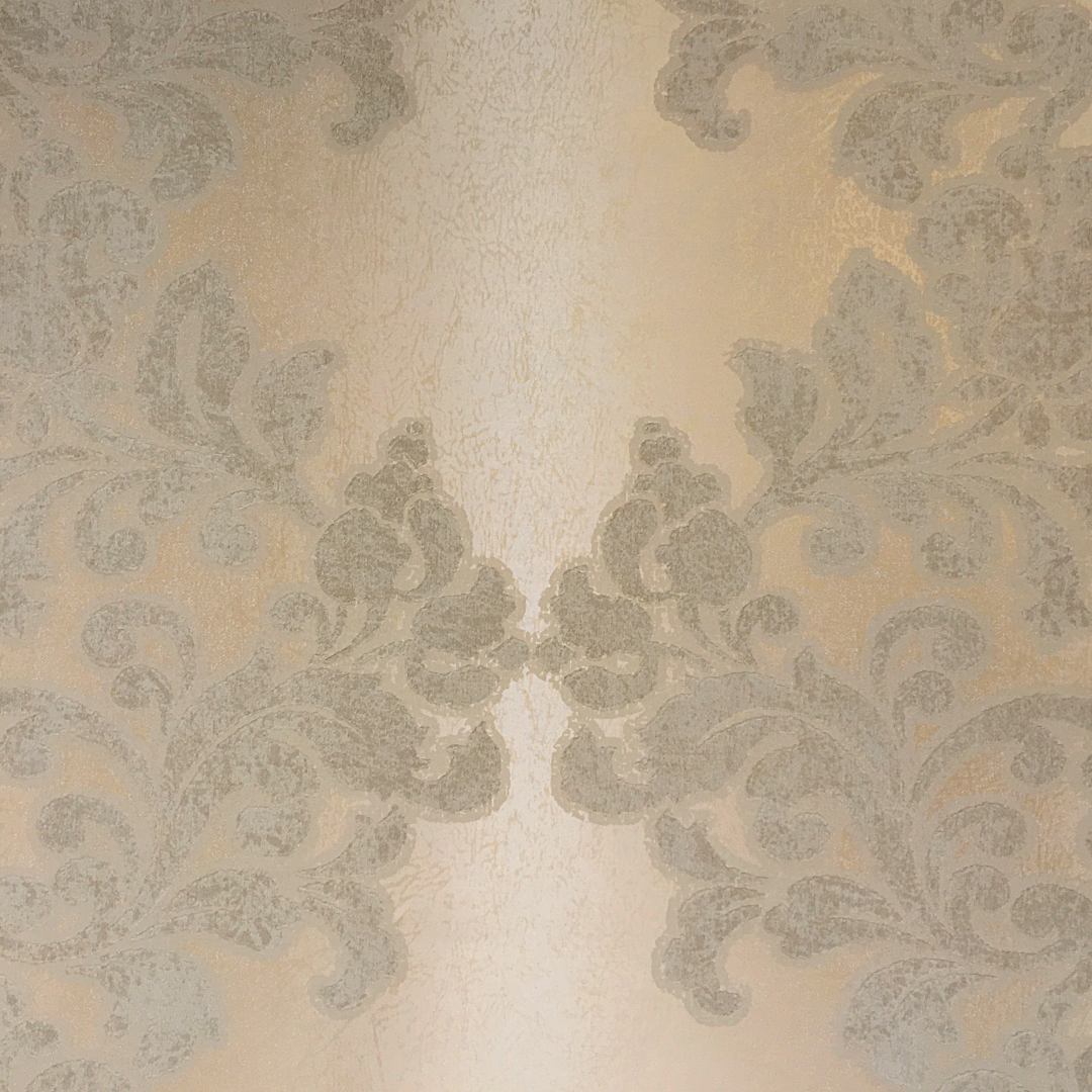 American Archive Dappled Brown Baroque Wallpaper 331779