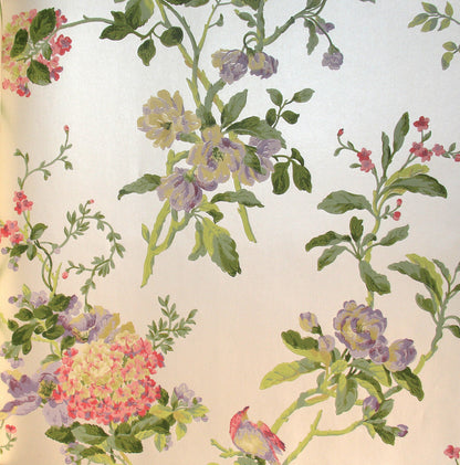 Lavender Dream Faded Violet Floral Design Wallpaper 322330