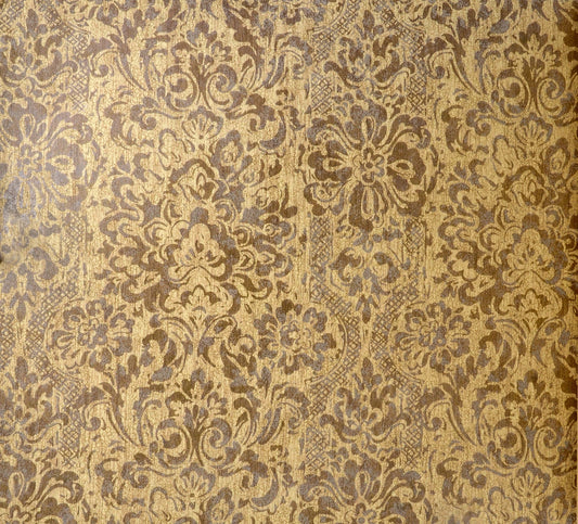 American Archive Glossy Gold Trellis Moire Wallpaper 331774