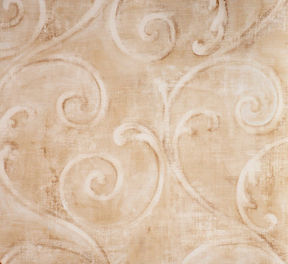 American Classic Brown Smudged Floral Swirls Wallpaper 330814